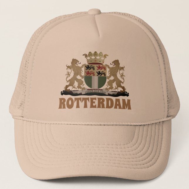Casquette Armoiries de Rotterdam, Pays-Bas (Devant)