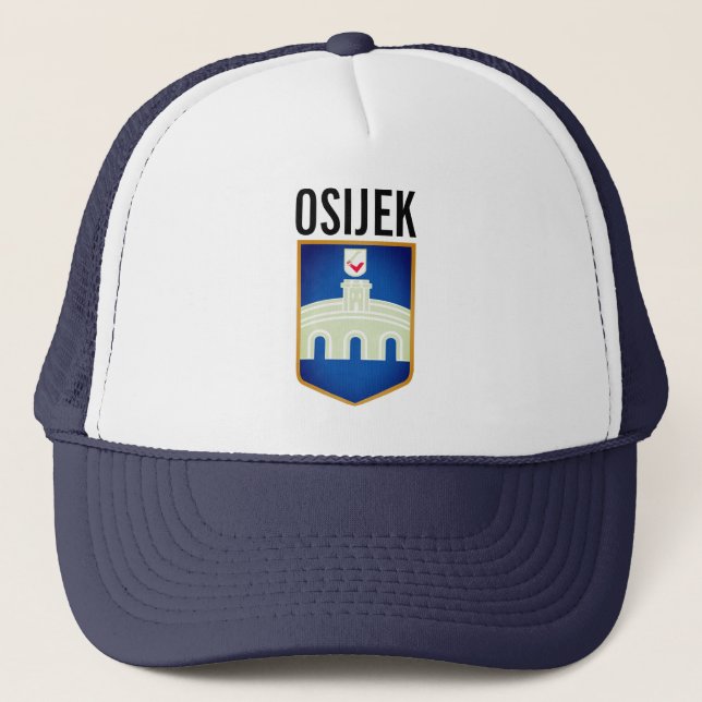 Casquette Armoiries d'Osijek, Croatie (Devant)