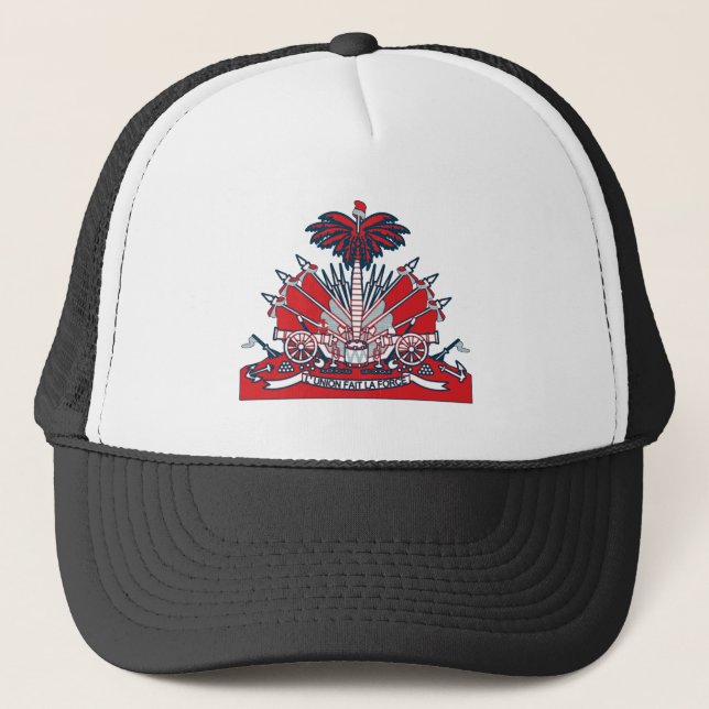 Casquette Armoiries haïtiennes (Devant)