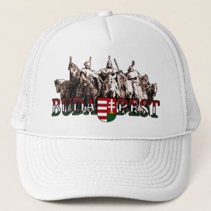 Casquette Arrangement de Budapest Hongrois avec drapeau