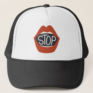 Casquette Arrêter les lèvres