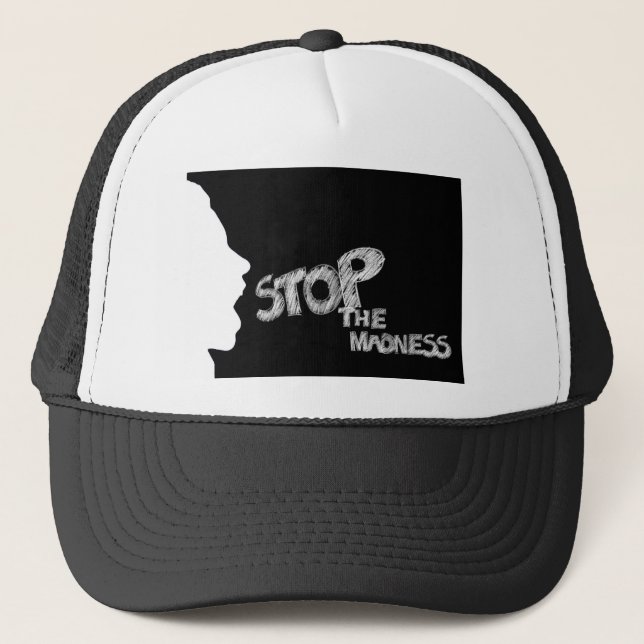 Casquette Arrêtez la folie (Devant)