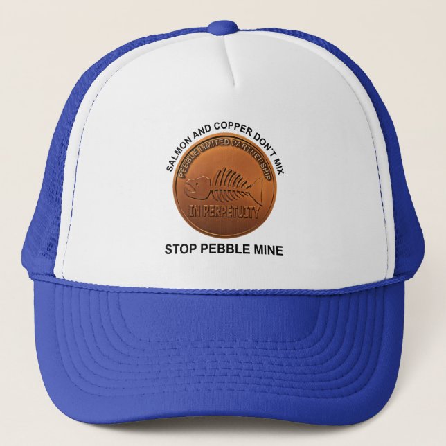 Casquette Arrêtez la mine de galets - Pebble Mine Penny (Devant)