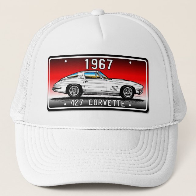 Casquette Arrière - plan 1967 Art-Rouge de plaque (Devant)