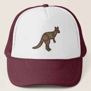 Casquette Art aborigène australien – Conception de l'esprit