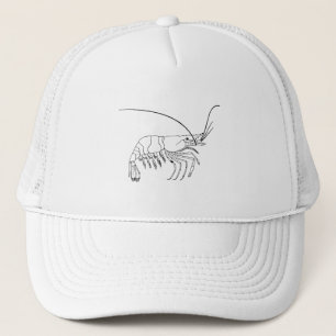Casquette Art de crevette rose