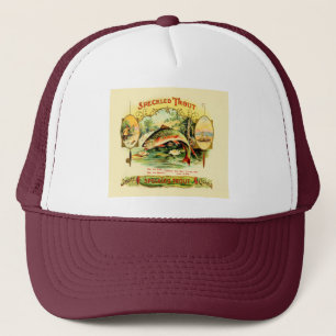 Casquette Art de cru de truite tachetée