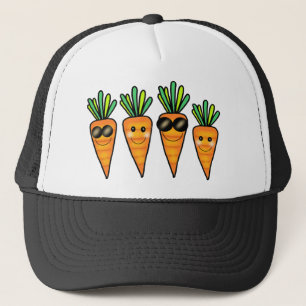 Casquette art de famille de carotte