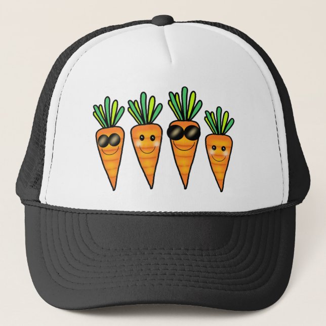 Casquette art de famille de carotte (Devant)