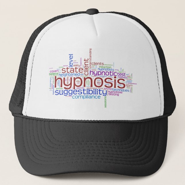 Casquette Art de mot d'hypnose (Devant)