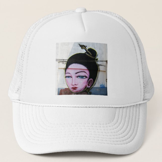 Casquette Art de rue Lady Lao Graffiti (Devant)