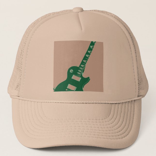 Casquette Art pop guitare électrique (Devant)