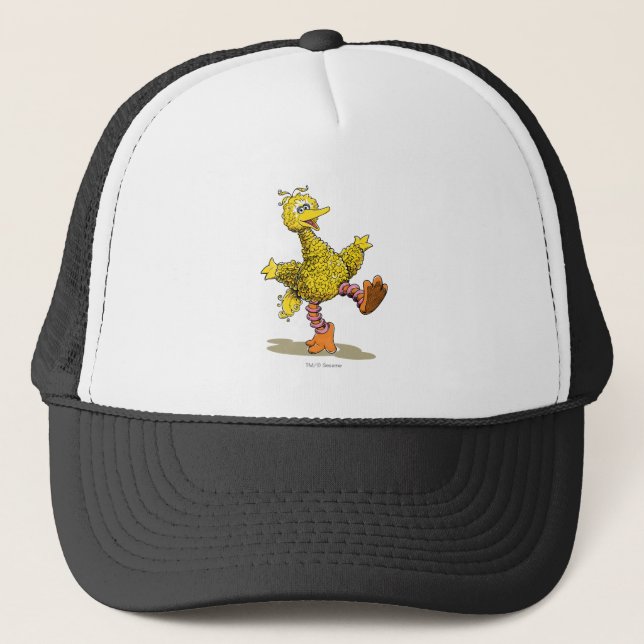 Casquette Art Rétro Gros Oiseau (Devant)