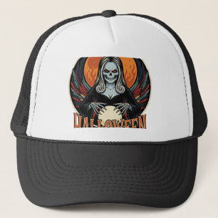 Casquette Art Vectoriel Diseuse de Bonne Aventure Squelette 