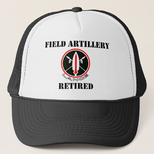 Casquette Artillerie de campagne de missile de lance retirée (Devant)