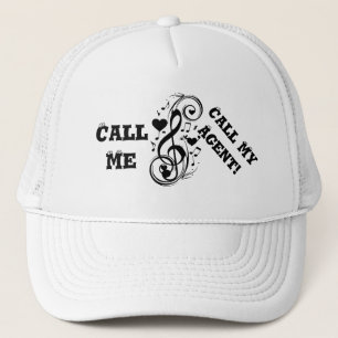 Casquette Artiste prêt à travailler, appelez mon agent !_