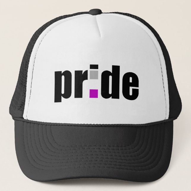 Casquette asexuel de fierté (Devant)
