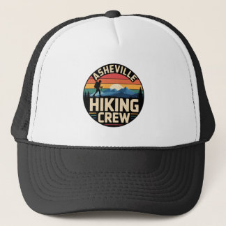 Casquette Asheville Randonnée Crew Retro Mountain Sunset Des