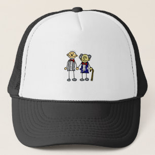 Casquette Asiatique blanc de vieux couples gais interraciaux