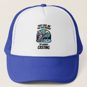 Casquette Assistant Poisson - Toujours lancer