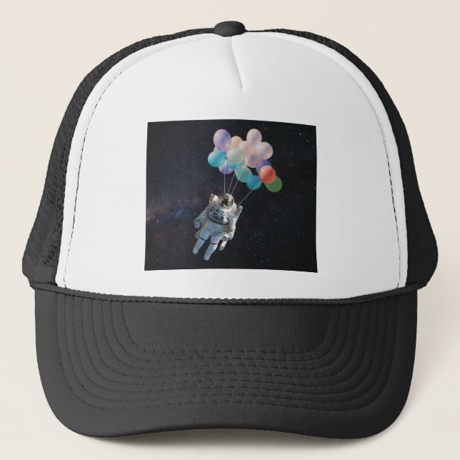 Casquette Astronaute Stars & Space Colorful Balloons (Devant)