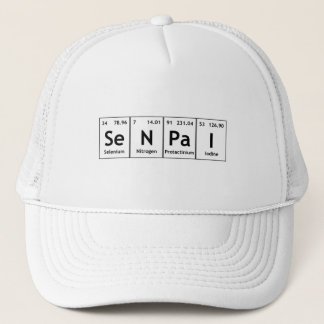 Casquette Atomes de chimie de mot d'élément de Tableau