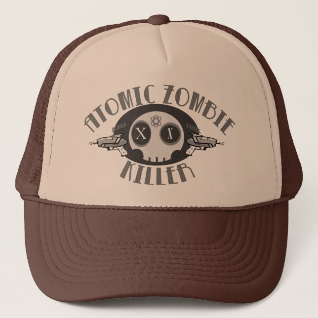 Casquette atomique de tueur de zombi (Devant)