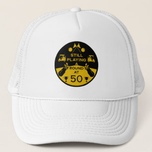 Casquette Au-Dessus De La Colline Golfeur D'Anniversaire