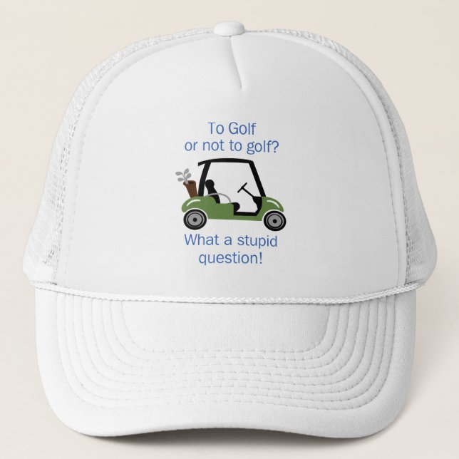 Casquette Au golf ou non (Devant)