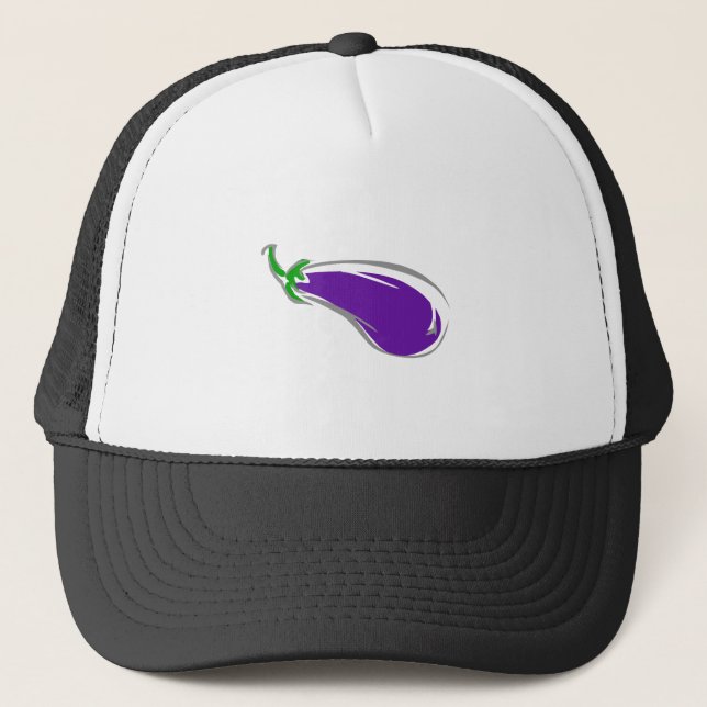 Casquette Aubergine (Devant)