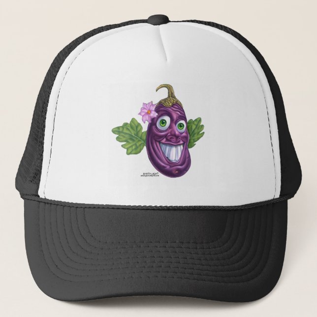 Casquette aubergine (Devant)
