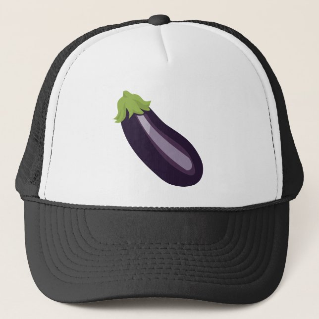 Casquette Aubergine Emoji (Devant)