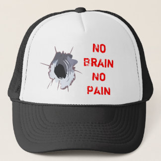 Casquette Aucun cerveau aucune douleur