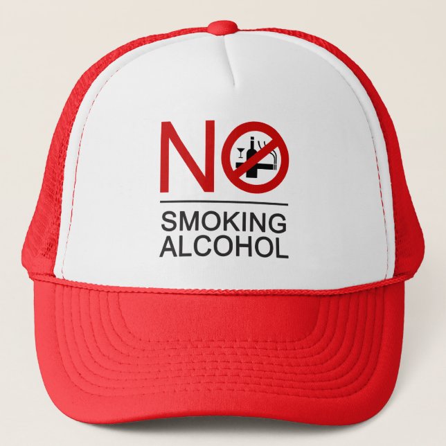 Casquette AUCUN Fumeur ⚠ THÉ ⚠ (Devant)