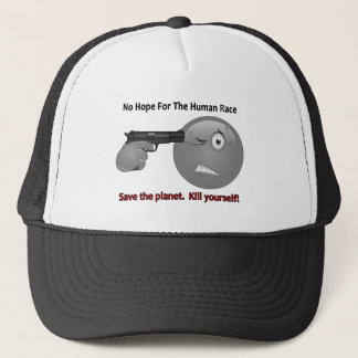 Casquette Aucun logo d'émoticône d'espoir