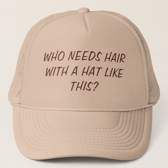 Casquette Aucuns cheveux/casquette intéressant (Devant)