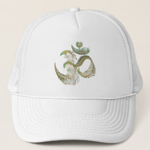 Casquette Aum East India Peacock a mué la plume.