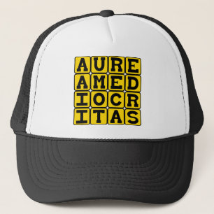 Casquette Aurea Mediocritas, juste milieu
