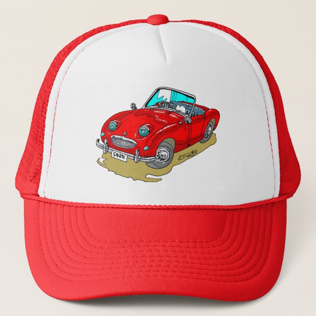 Casquette Austin-Healy Sprite cartoon (Devant)