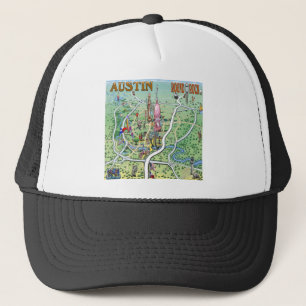 Casquette Austin Round Rock Texas Fun Carte