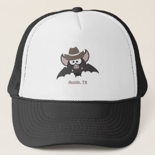 Casquette Austin Texas Cute Cartoon Cowboy Bat