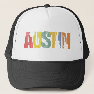 Casquette Austin Texas Music Festival Wood Grain Distorti