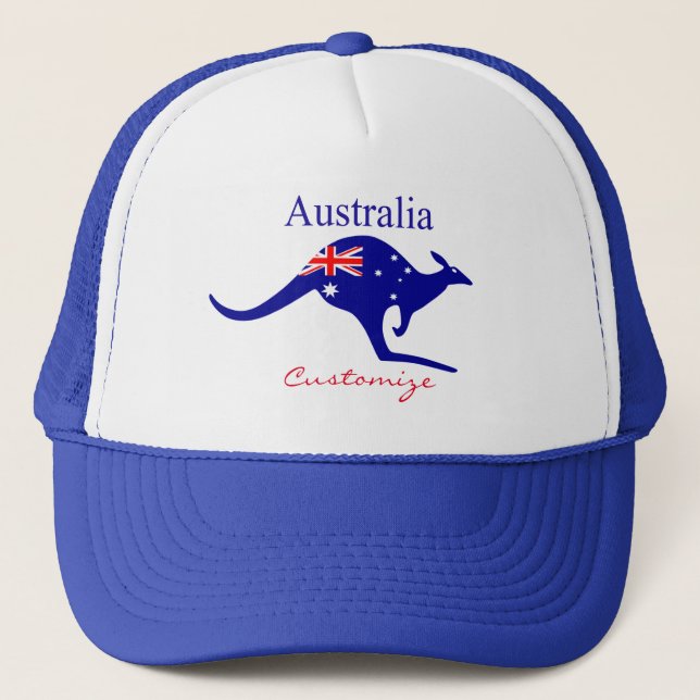 Casquette Australie : Drapeau Kangaroo Thunder_Cove (Devant)