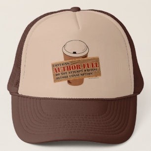 Casquette Auteur Écriture Carburant café Moto amusant