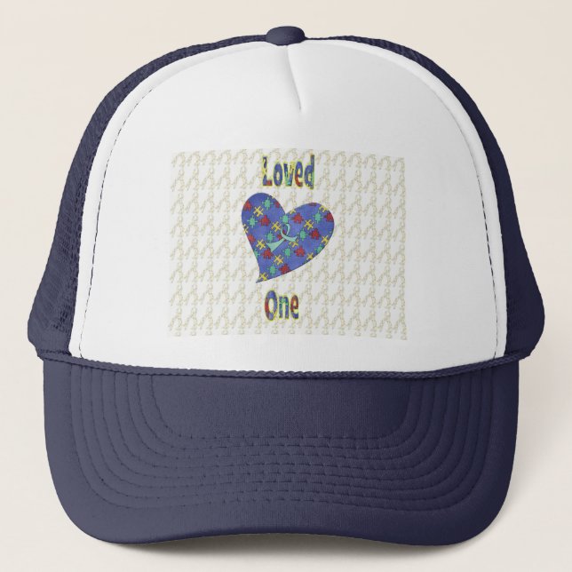 Casquette Autisme - Amoureux (Devant)