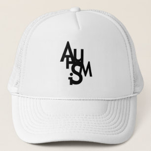 Casquette Autisme (lettres brouillées)