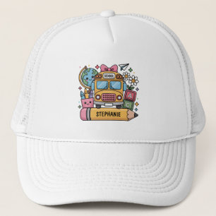 Casquette Autobus de retour à l'école personnalisés - Person