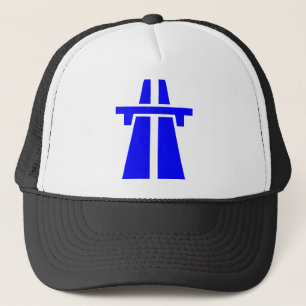 Casquette Autoroute, Autoroute, Autobahn - Bleu