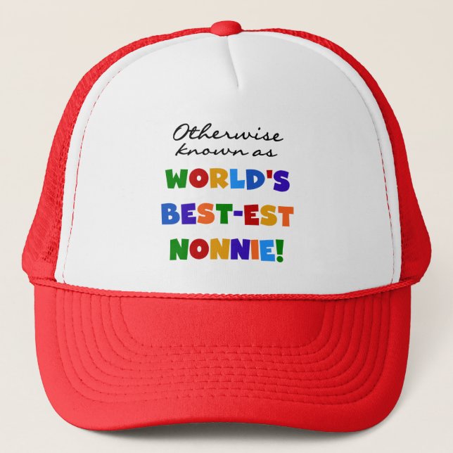 Casquette Autrement connu comme cadeaux de Meilleur-est Nonn (Devant)