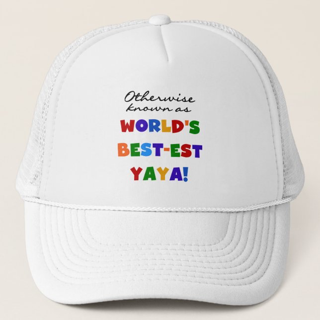 Casquette Autres T-shirts et cadeaux Yaya les plus connus (Devant)